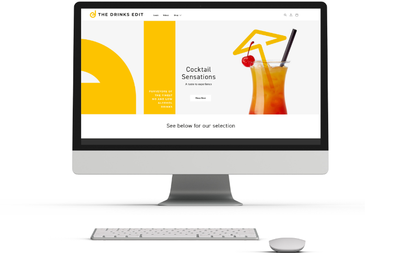 The Drinks Edit website