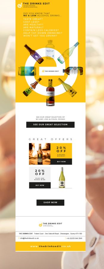 Drinks Edit Website