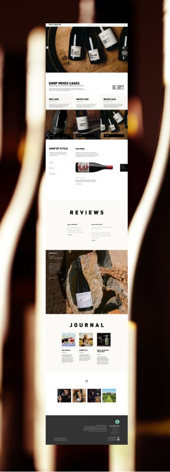 Red & White website